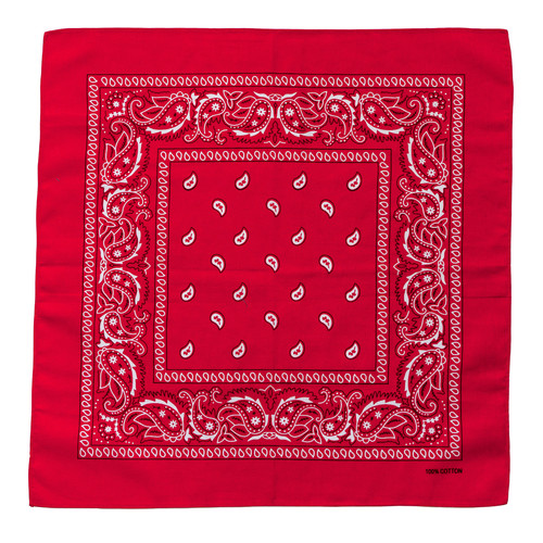 Motivo cachemire rosso - cachemire, bandana