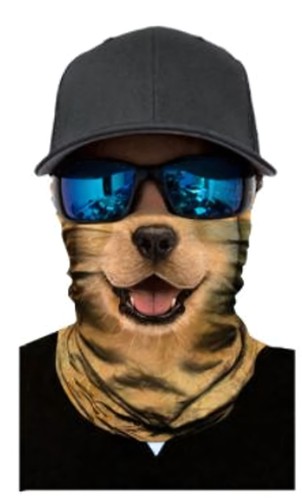 Bandana cane cane maschera