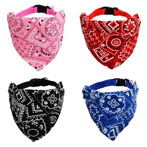 Focenat 4pcs bandana per cani - per,