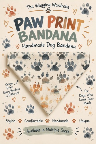 Bandana per cani - con, stampa
