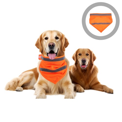 Bandana per cani riflettente - per,